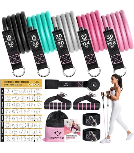 Amazon.com: BODi Portable Resistance Bands Kit with Control Track